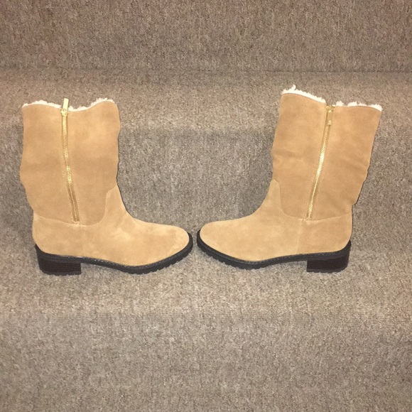 🐪 NWT Bandolino Genuine Suede Boots - Picture 5 of 15